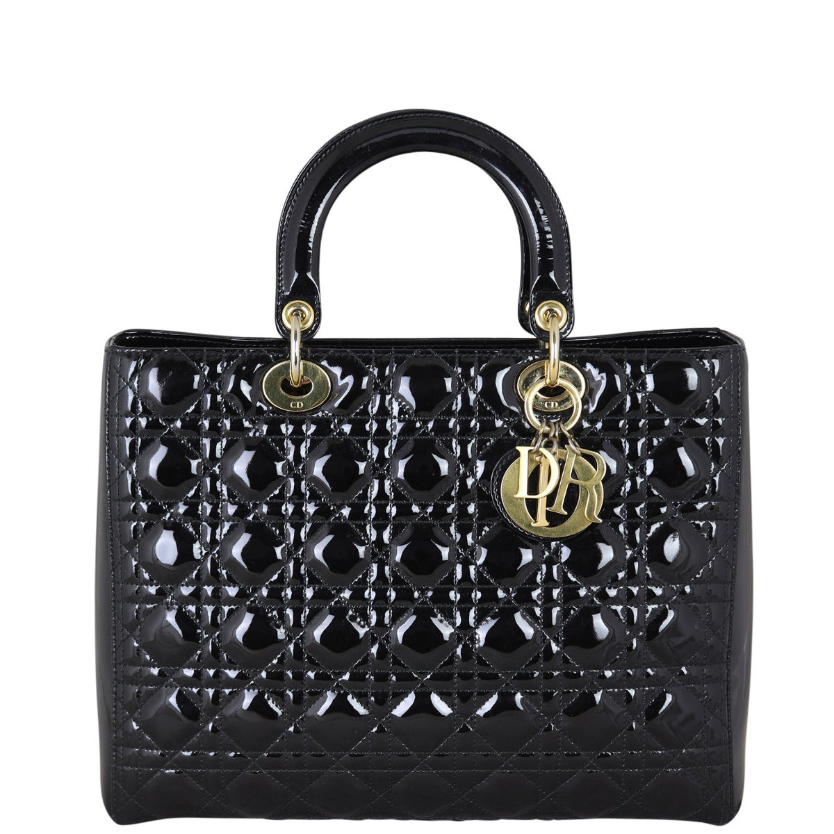Dior Lady Dior Large Patent