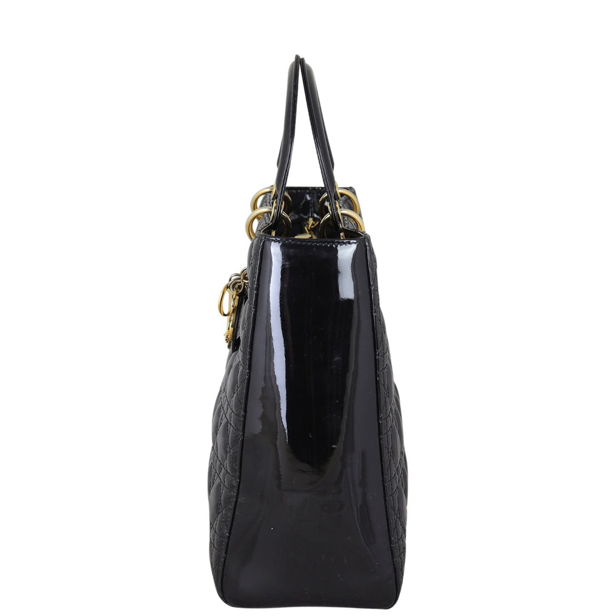 Dior Lady Dior Large Patent