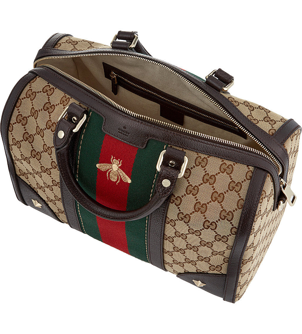 Gucci   Web Embroidered Bag