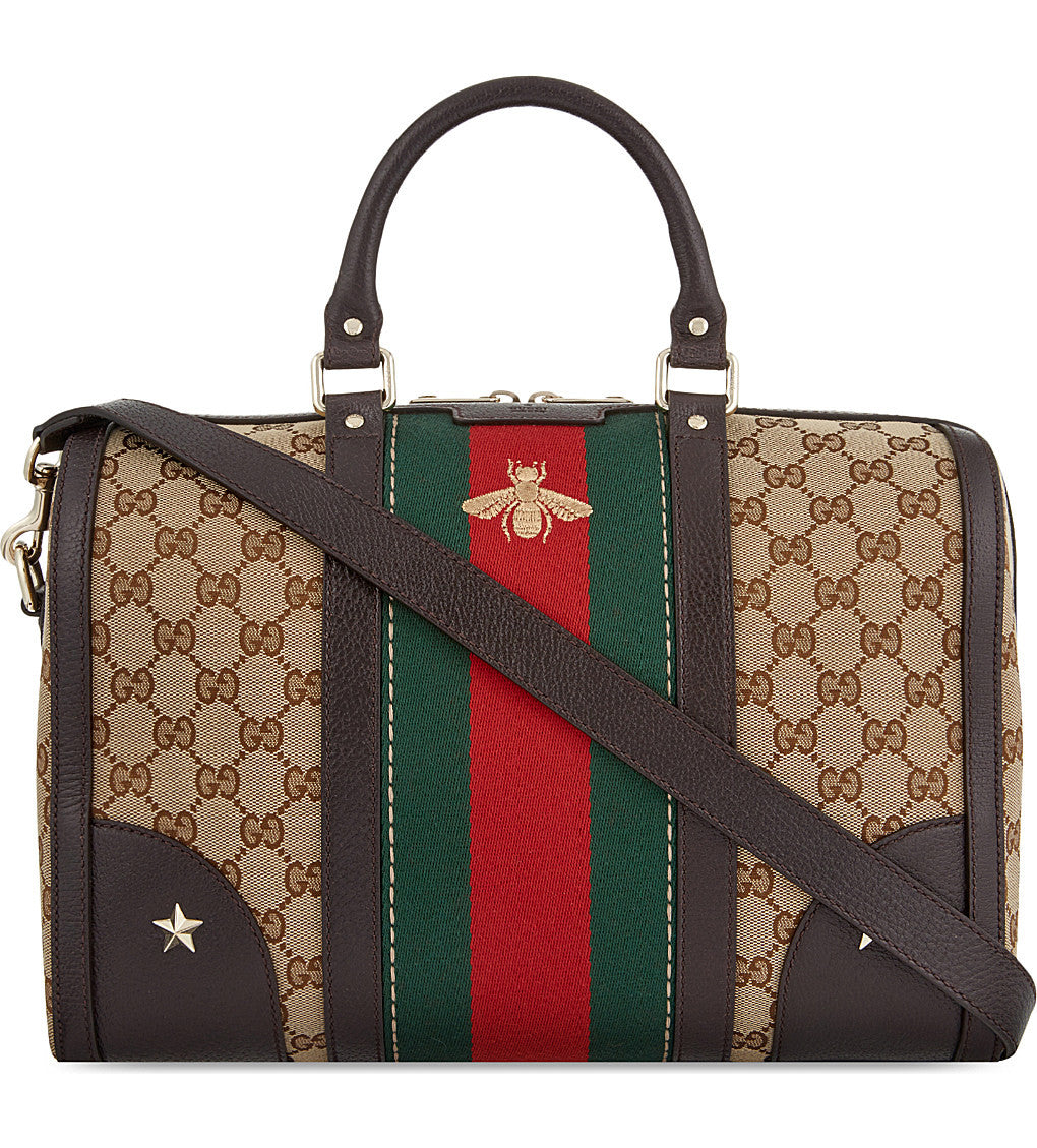 Gucci   Web Embroidered Bag