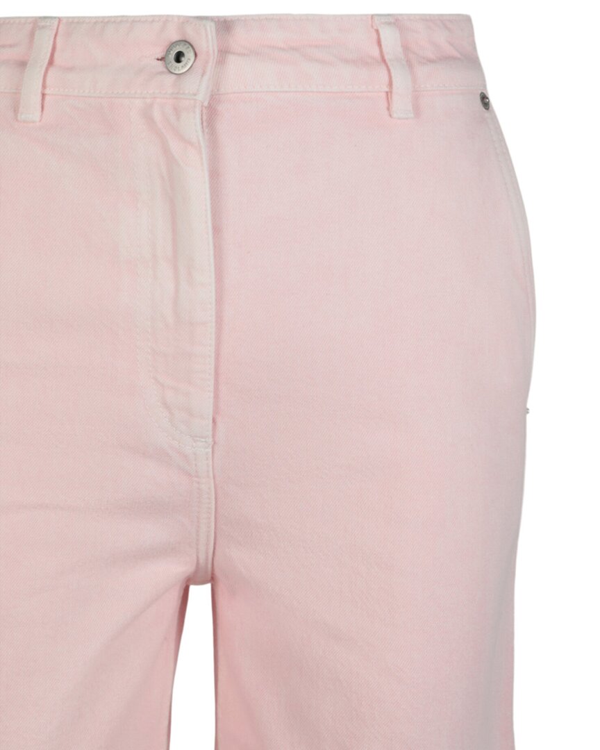 Burberry Leather-Trim Jean