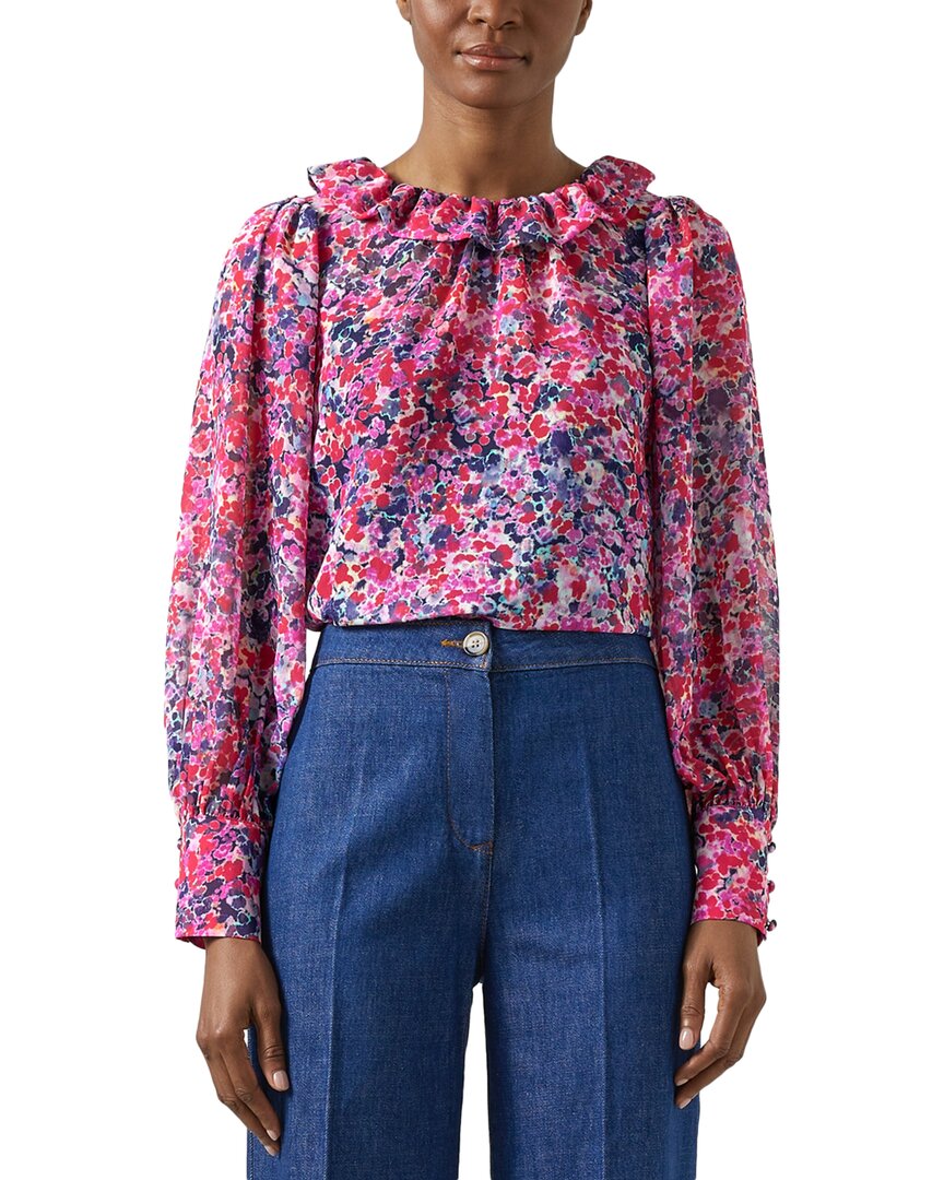 Lk Bennett Erin Woven Top