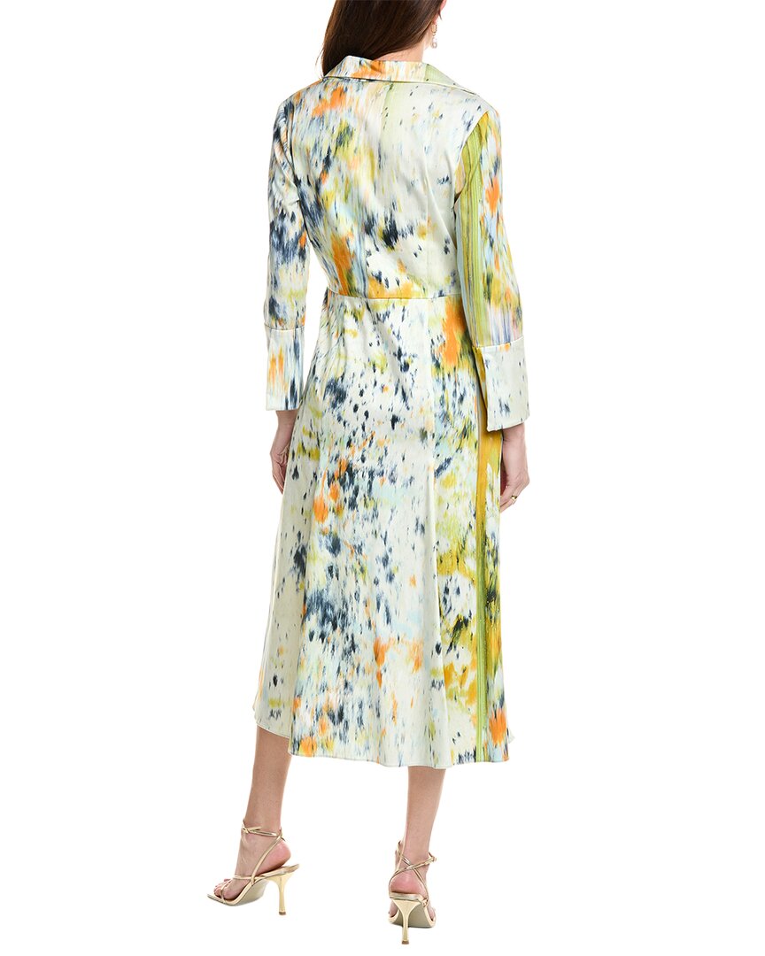 Oscar De La Renta Abstract Shirtdress