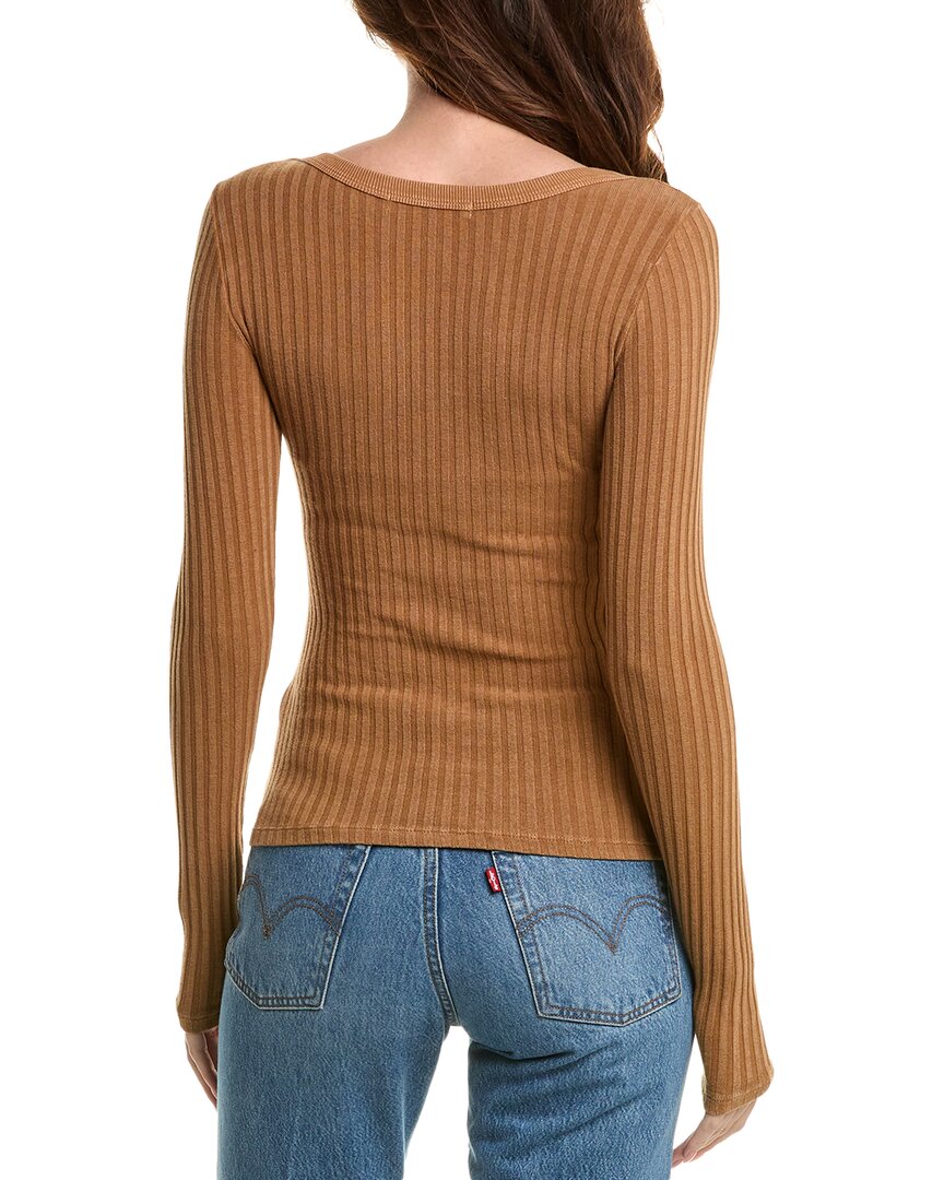 Project Social T What's The Scoop Washed Rib Top