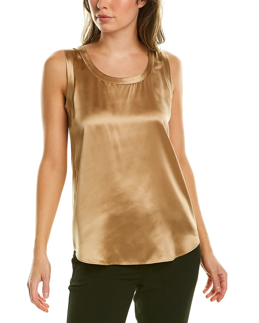 Lafayette 148 New York Reversible Perla Silk Tank