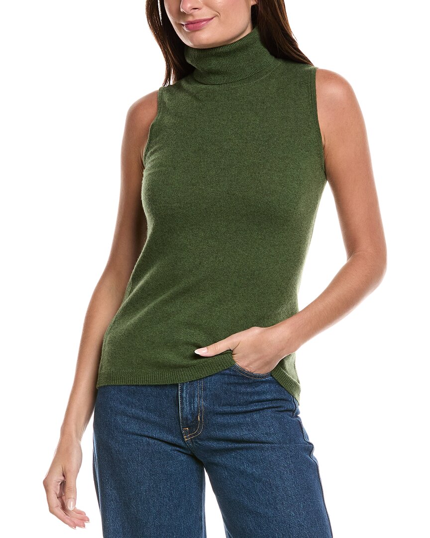 Forte Cashmere Turtleneck Cashmere Sweater Vest