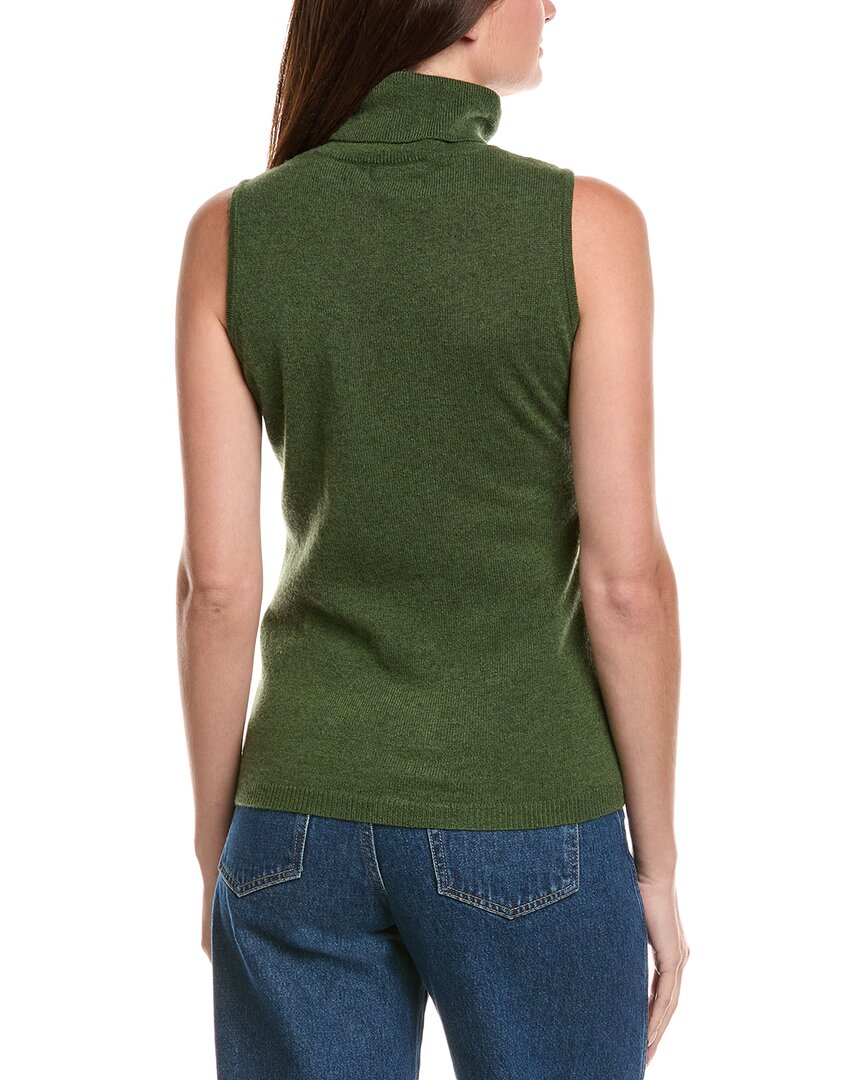 Forte Cashmere Turtleneck Cashmere Sweater Vest