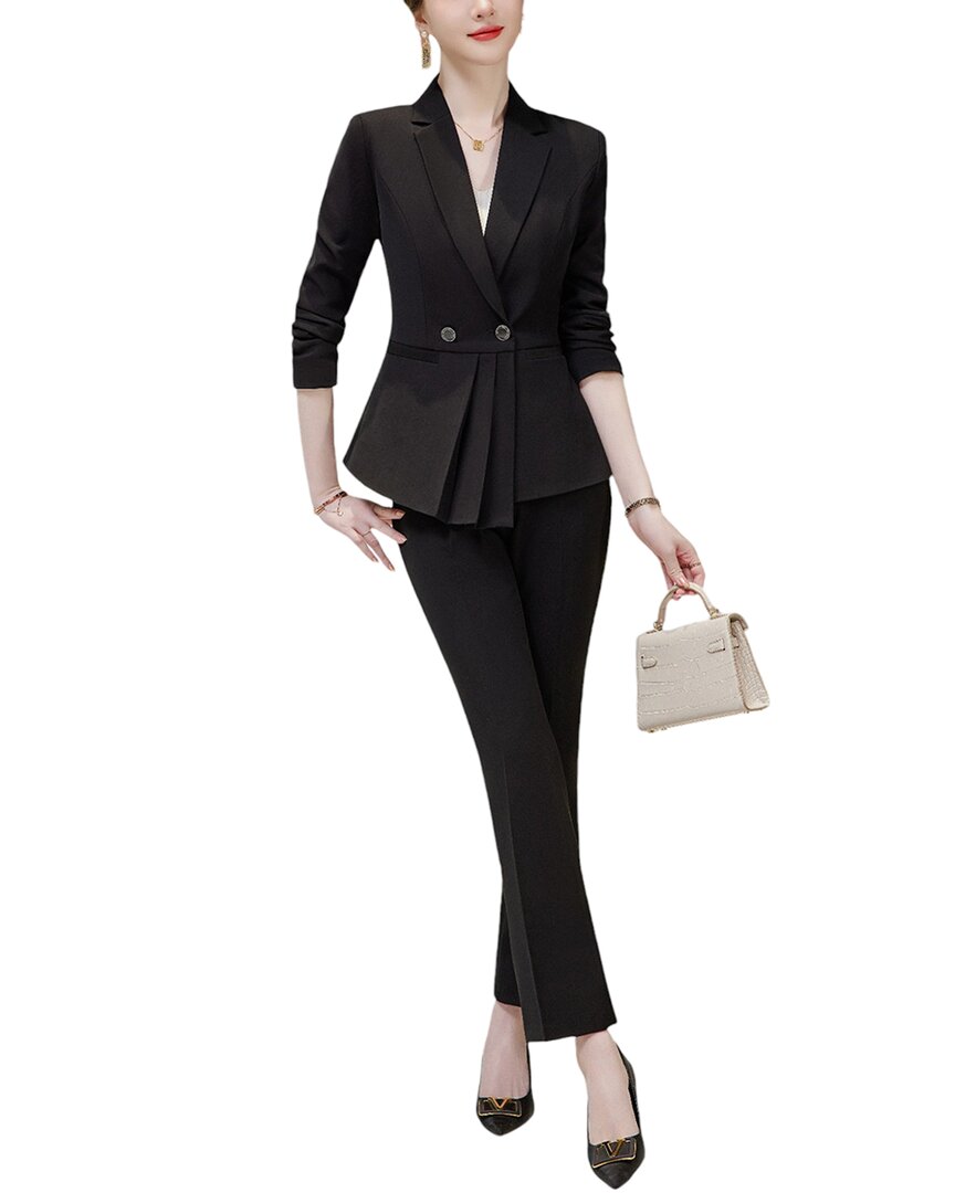 Bossy Chic 2Pc Blazer & Pant Set