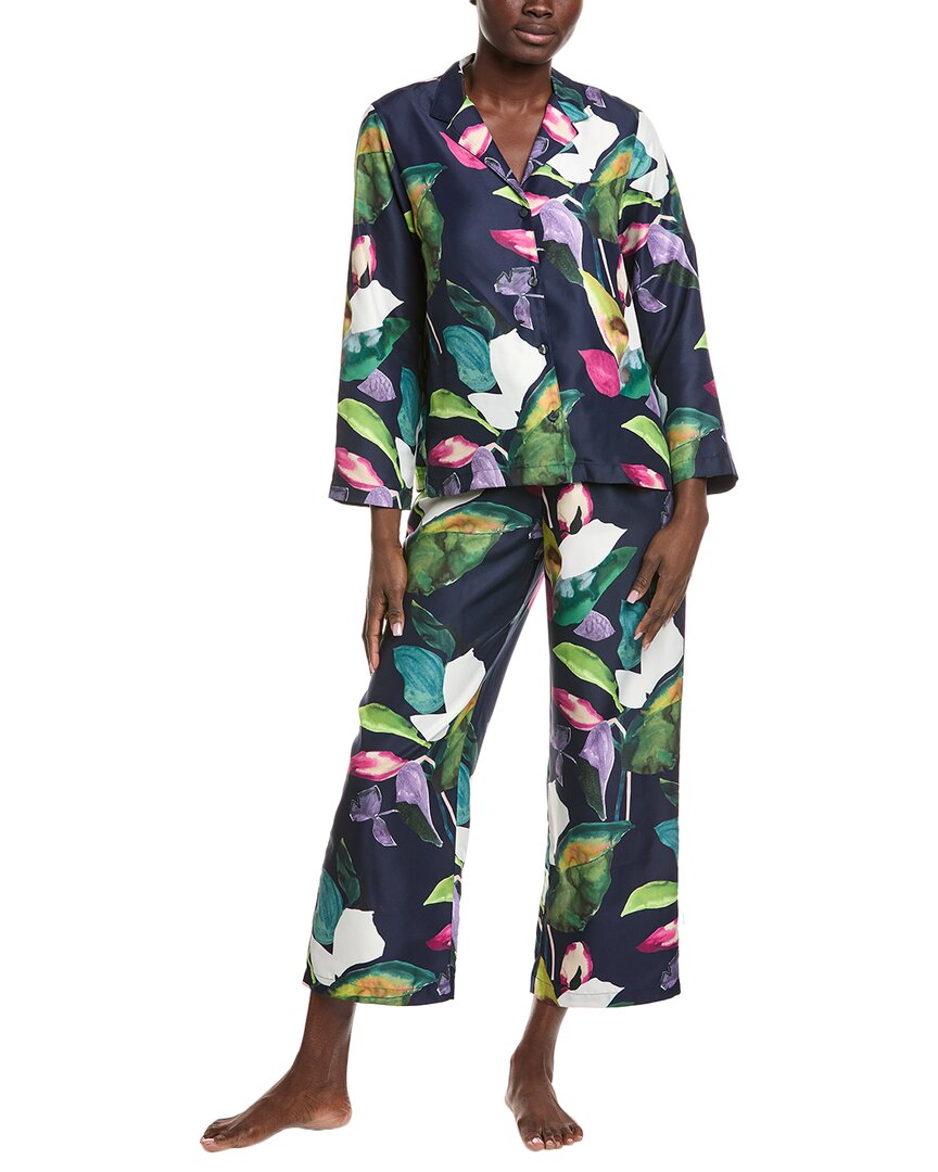 Natori 2Pc Pant & Shirt Sleep Set
