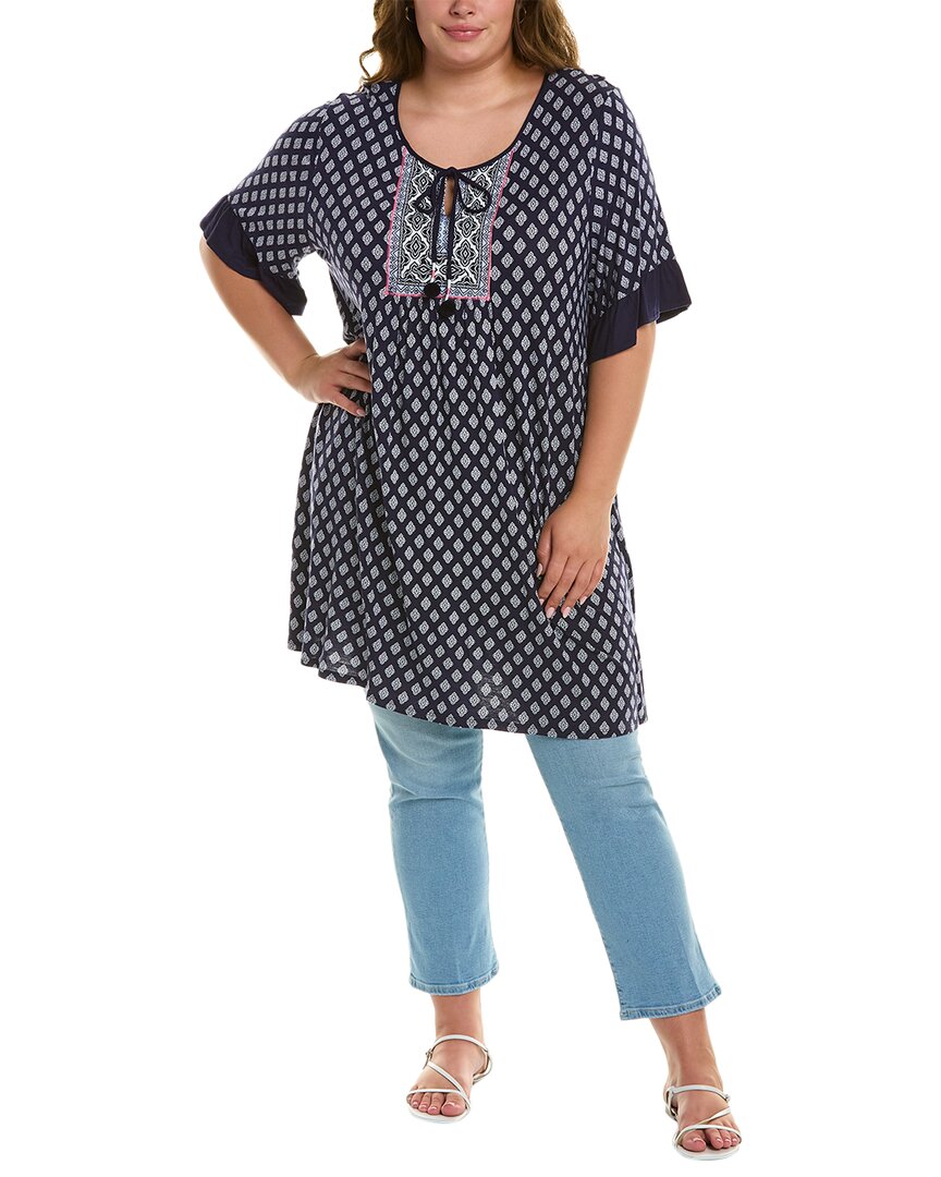 Ellen Tracy Plus Cruise Tunic