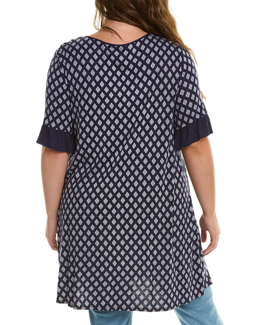 Ellen Tracy Plus Cruise Tunic