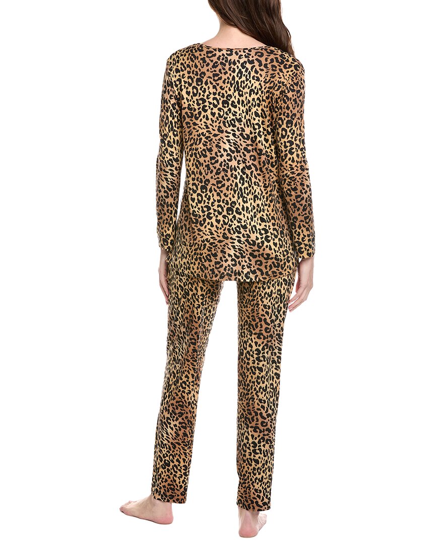 N Natori 2Pc Cozy Print Pajama Set