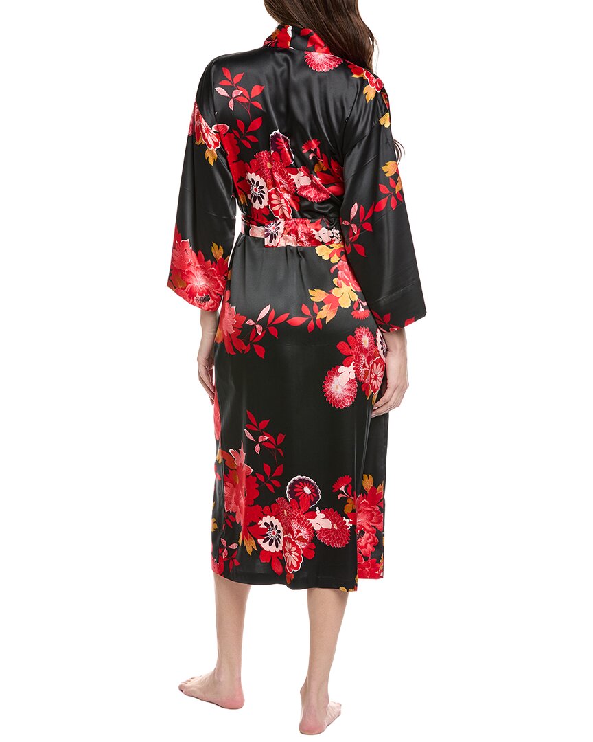 N Natori Empress Print Satin Robe