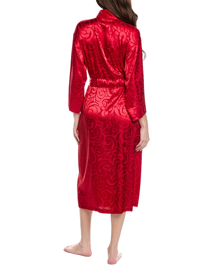 N Natori Scroll Satin Jacquard Robe