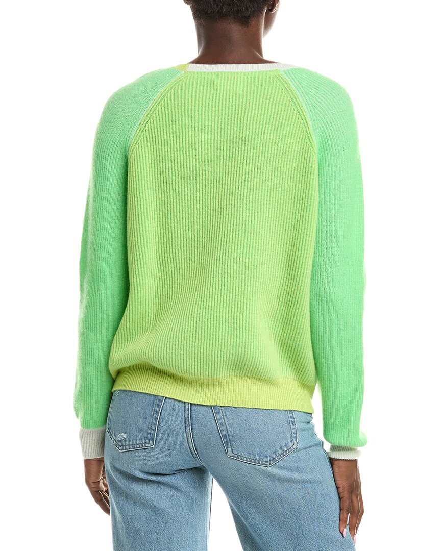 Brodie Cashmere Chloe Colorblocked Cashmere Sweater