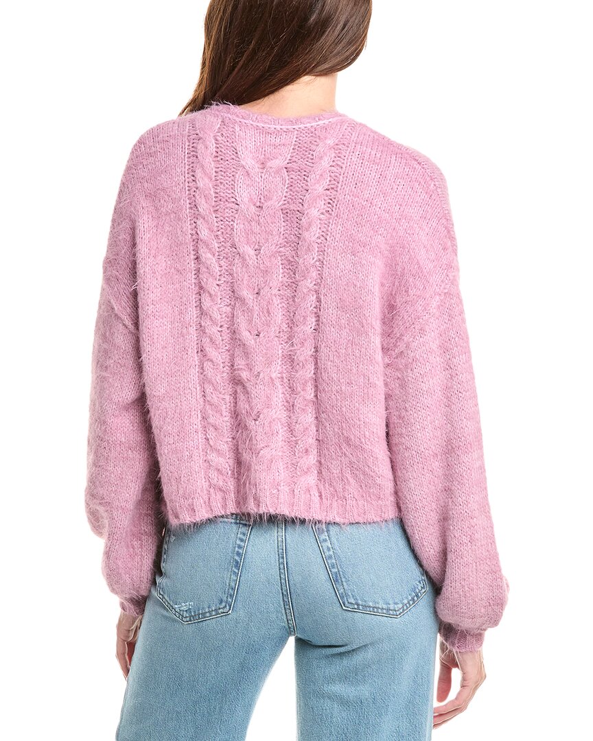 Saltwater Luxe Fuzzy Cable Cardigan