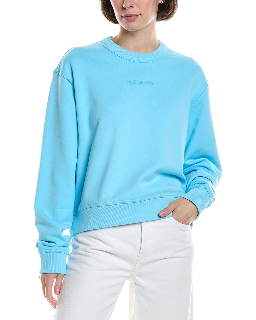 Burberry Check Crewneck Sweatshirt