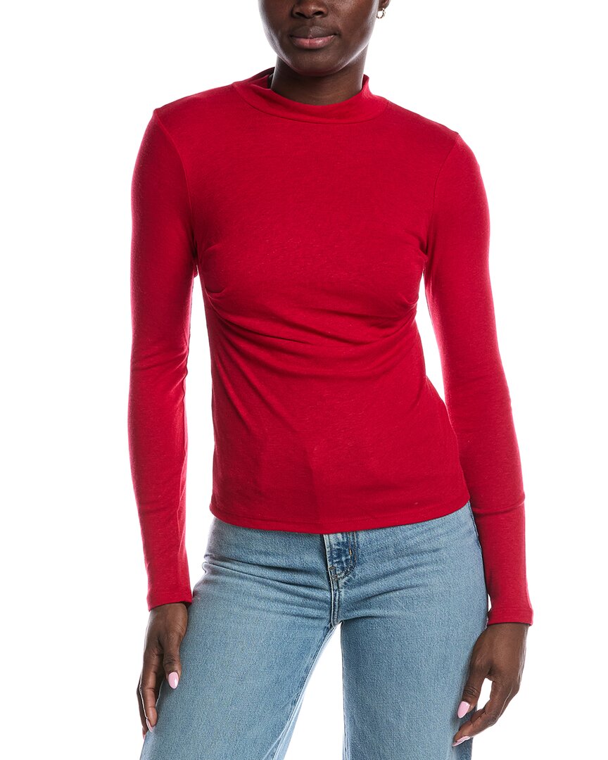 Project Social T Belle Baby Rib Mock Neck Top