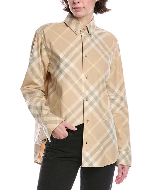 Burberry Relaxed Fit Check Shirt