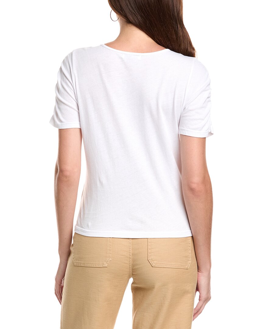 Michael Stars Josie Ruched Sleeve T-Shirt