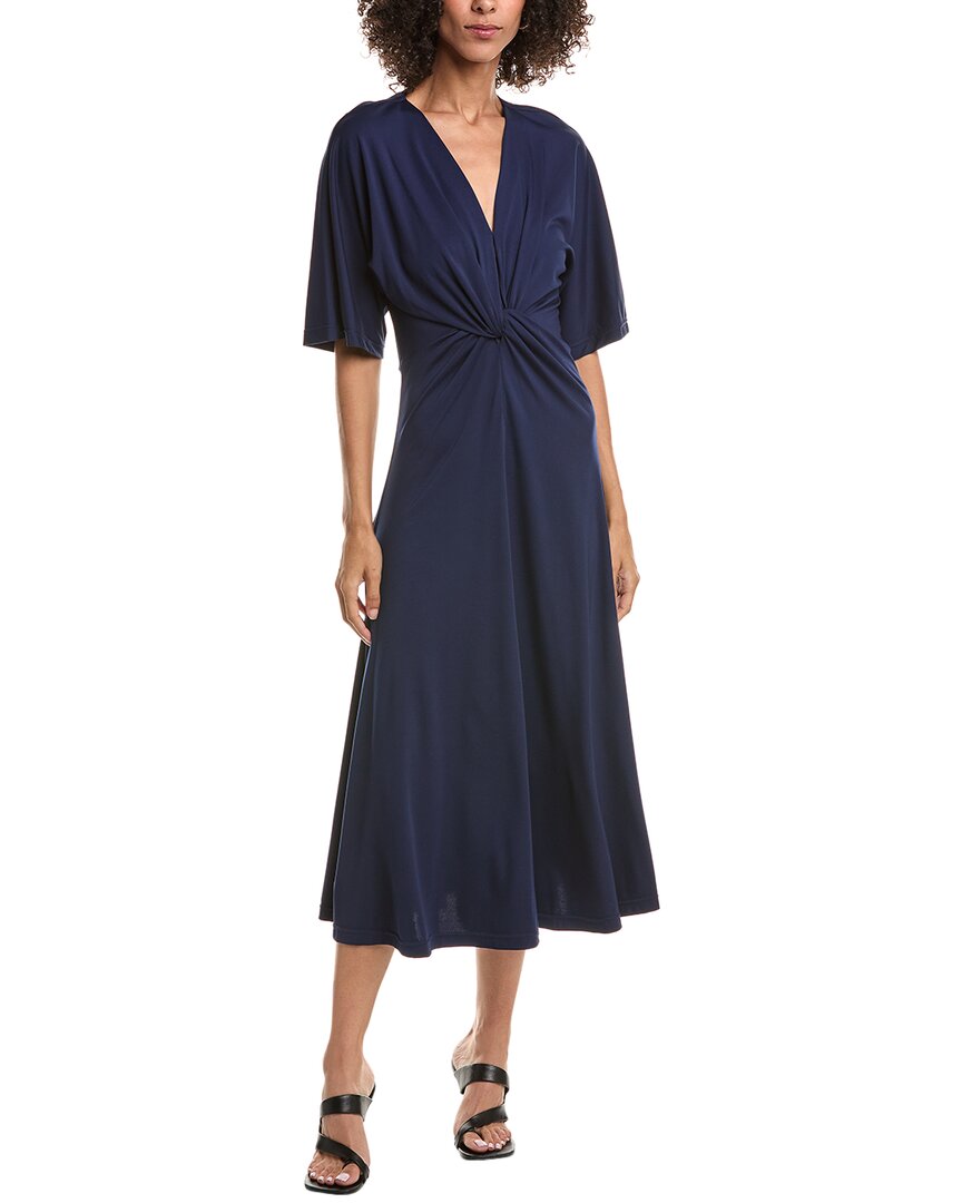 Derek Lam 10 Crosby Lorraine Twist Front Midi Dress