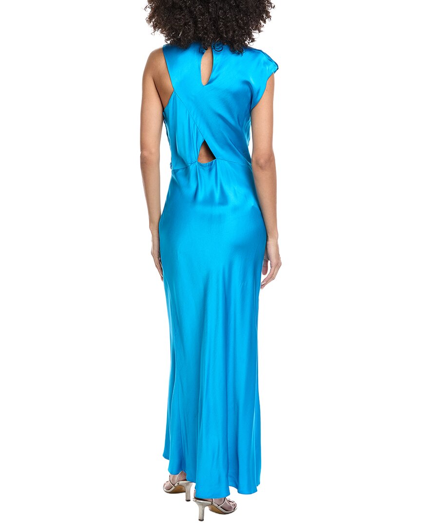 Sandro Silk-Blend Maxi Dress