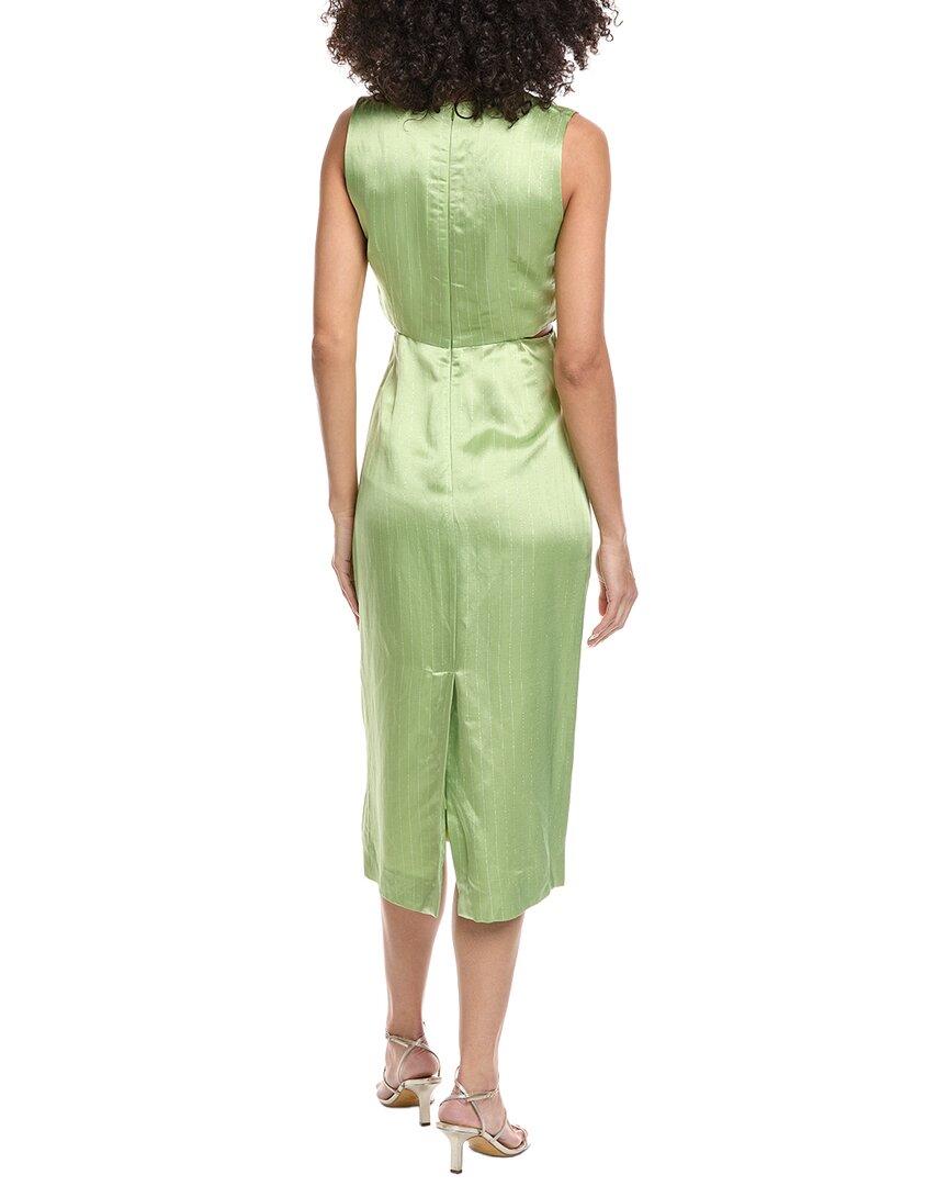 Sandro Woven Linen-Blend Dress