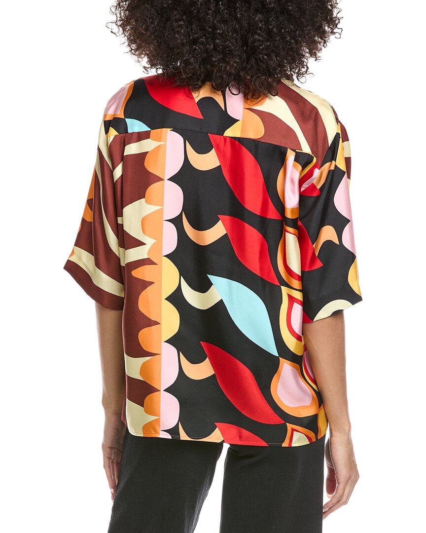 Sandro Silk Printed Shirt