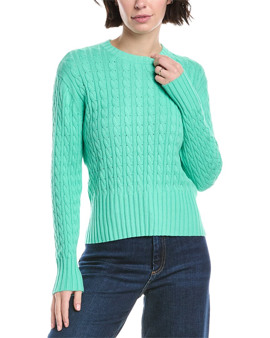 Wispr Carly Cable Silk-Blend Sweater