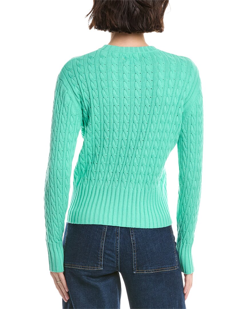 Wispr Carly Cable Silk-Blend Sweater