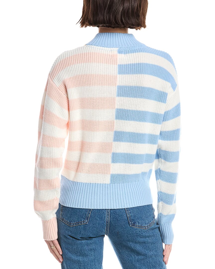 Wispr Mixed Stripe 1/2-Zip Pullover