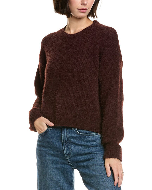 Bella Dahl Dropped-Shoulder Eyelash Sweater