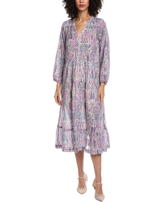 Ba&Sh Robe Pidola Midi Dress