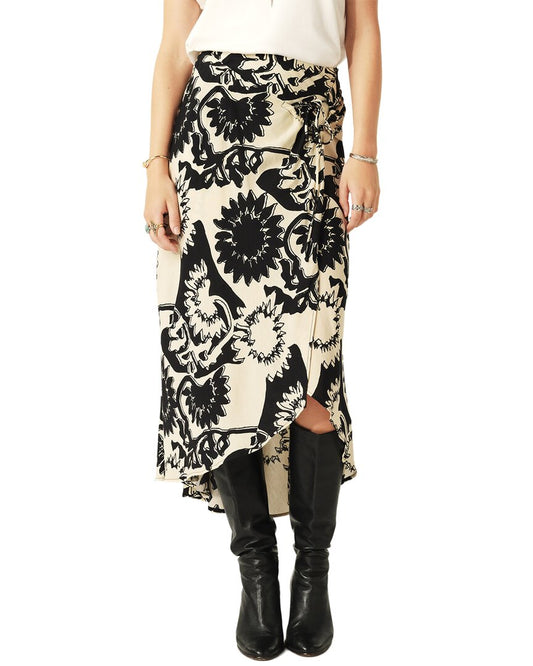 Ba&Sh Jupe Fybo Midi Skirt