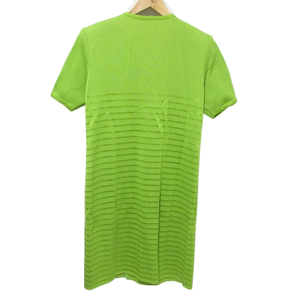 Yves Saint Laurent Gold Button Knit 2way Dress