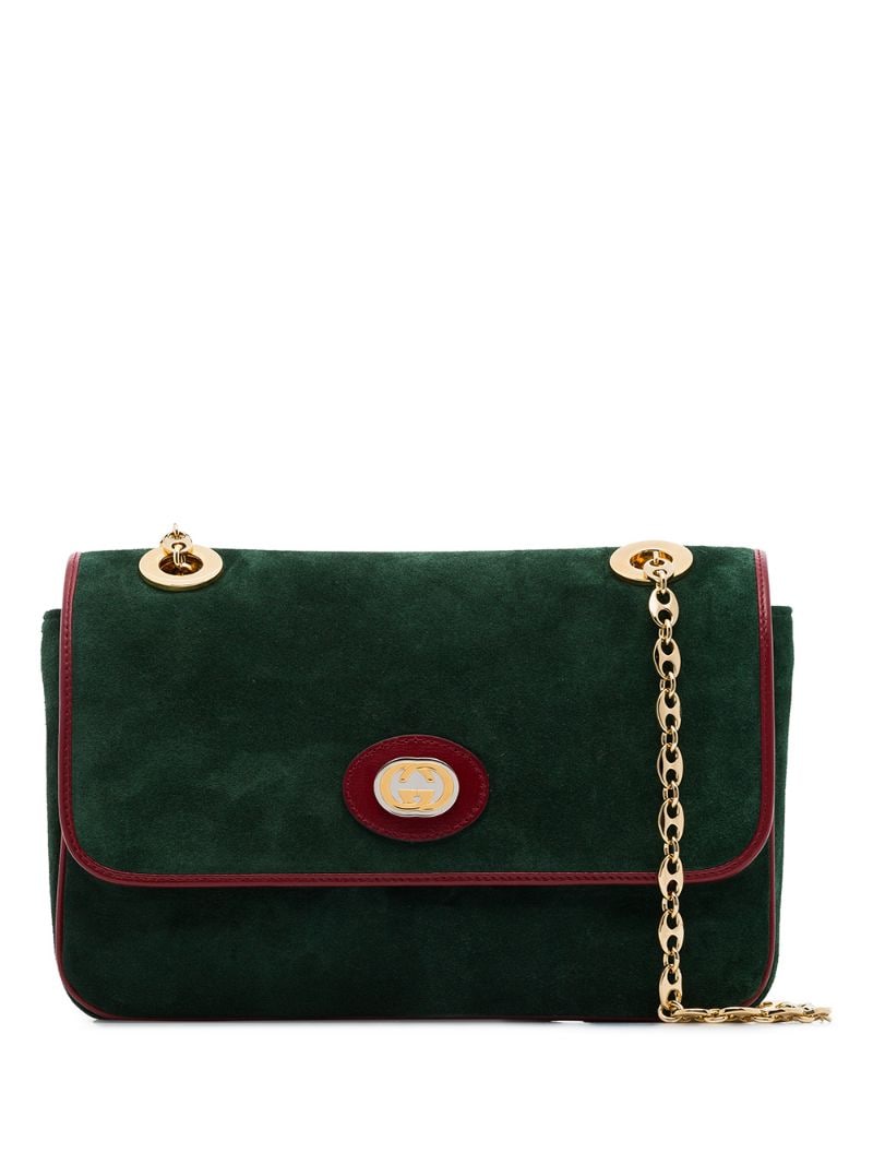 Gucci - small Marina suede shoulder bag - women - Suede - One Size - Green