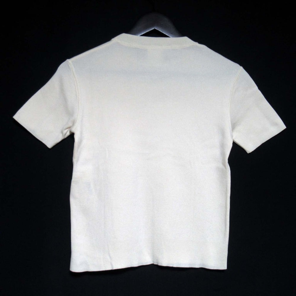 Chanel Coco Mark Knit Short Sleeve Top