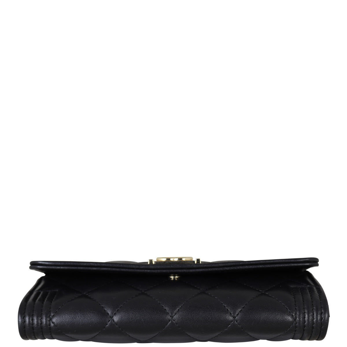 Chanel Boy Compact Wallet | Black