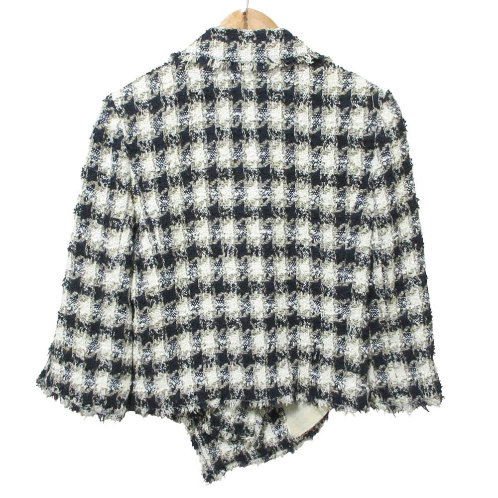 Chanel Bijou Logo Coco Mark Fringe Tweed Jacket