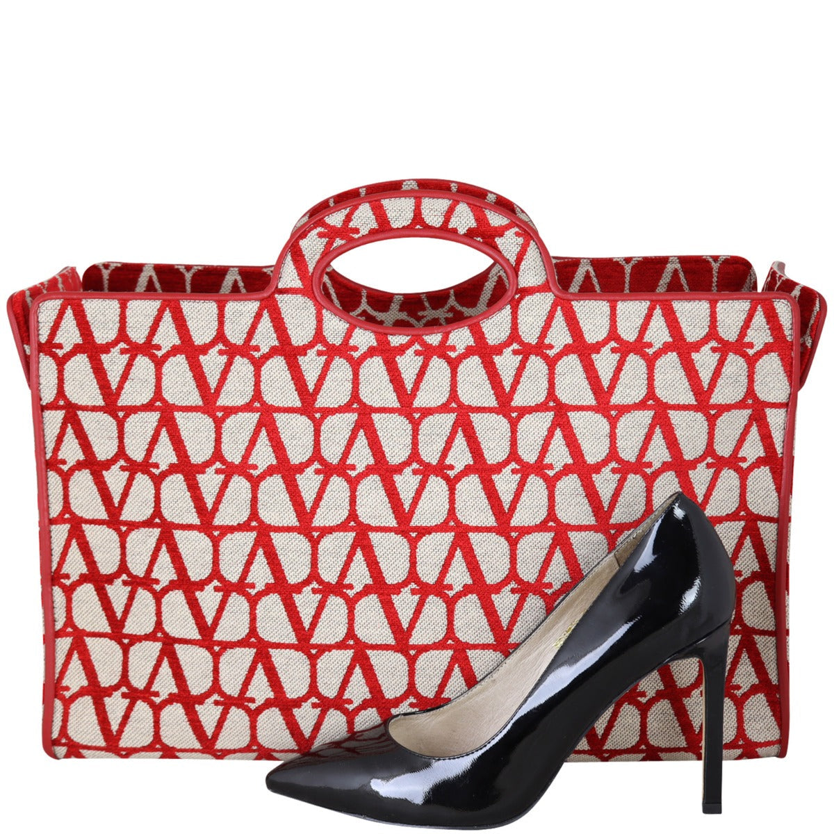 Valentino La Troisieme Toile Iconograph Shopping Bag