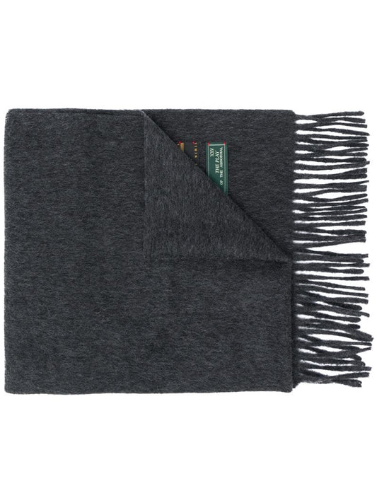 Gucci - fringed edges scarf - men - Cashmere/Wool - One Size - Grey