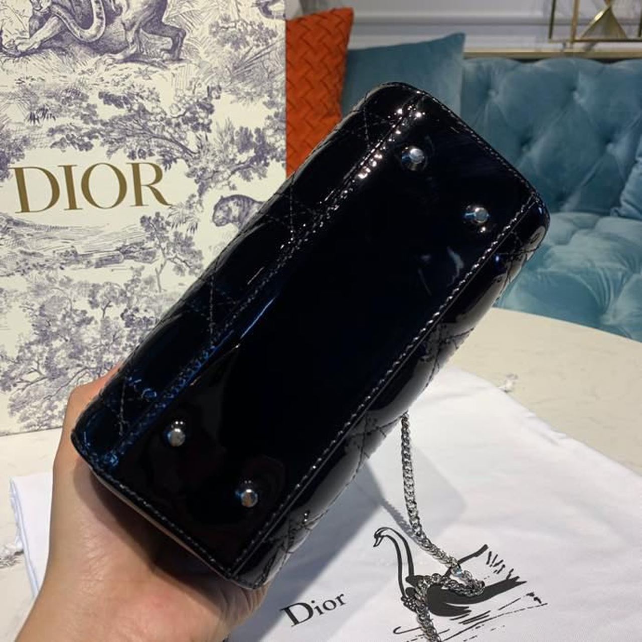 Top Quality Mini Lady Bag with Chain SiTop Qualityer Hardware Spring/Summer Collection, Black, For Women Women’s Handbags, 18cm CD M0505PCAL_M900