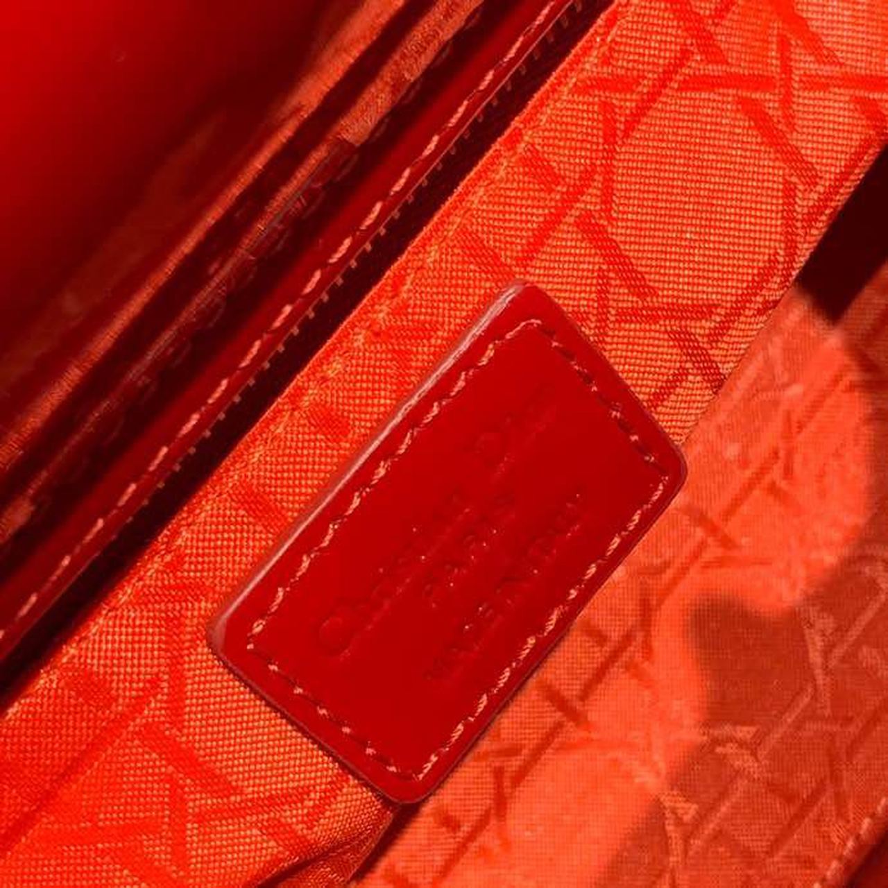 Top Quality Mini Lady Bag with Chain Silver Hardware Spring/Summer Collection, Red, For Women Womens Handbags, 18cm CD M0505OCAL_M52R