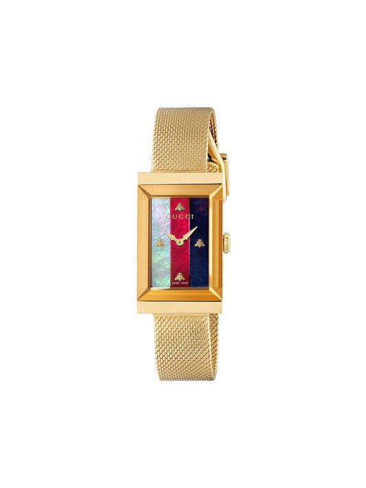 Gucci - G-Frame watch - women - Mother of Pearl/stainless steel - One Size - GOLD