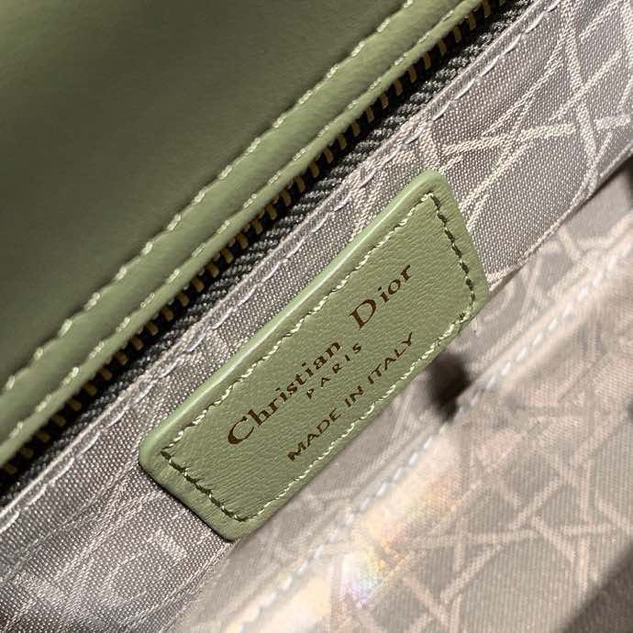 Top Quality Small Lady Bag Ultramatte Cannage Olive Green For Women 8in/20cm CD