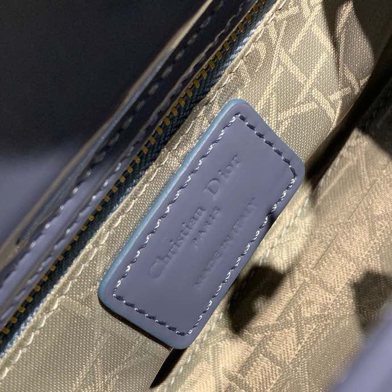 Top Quality Mini Lady Bag with Chain Silver Hardware Spring/Summer Collection, Deep Blue, For Women Womens Handbags, 18cm CD