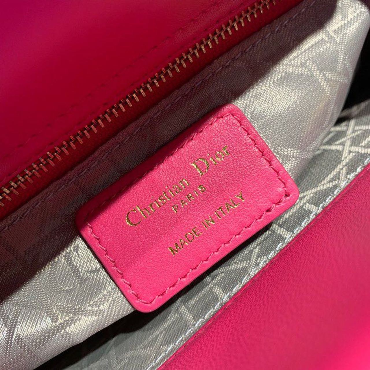 Top Quality Small Lady Bag Gold Toned Hardware Hot Pink For Women 8in/20cm CD