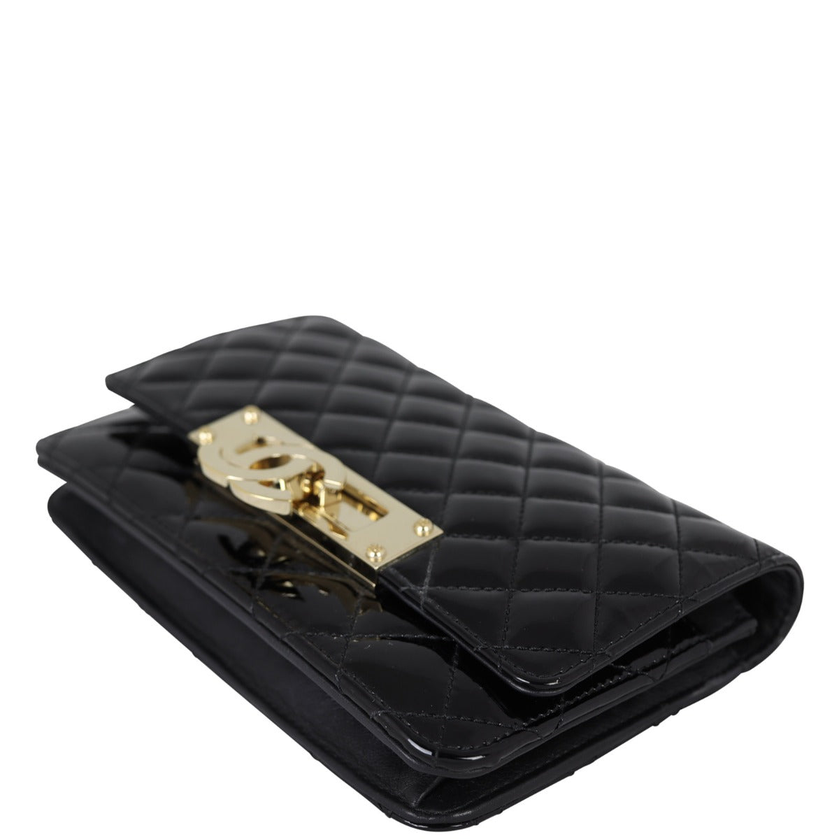 Chanel Golden Class Wallet on Chain | Black