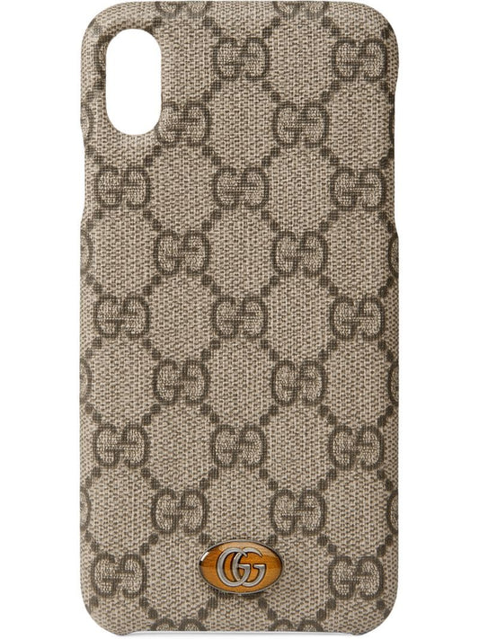 Gucci - Ophidia iPhone XS Max case - men - Canvas - One Size - Neutrals