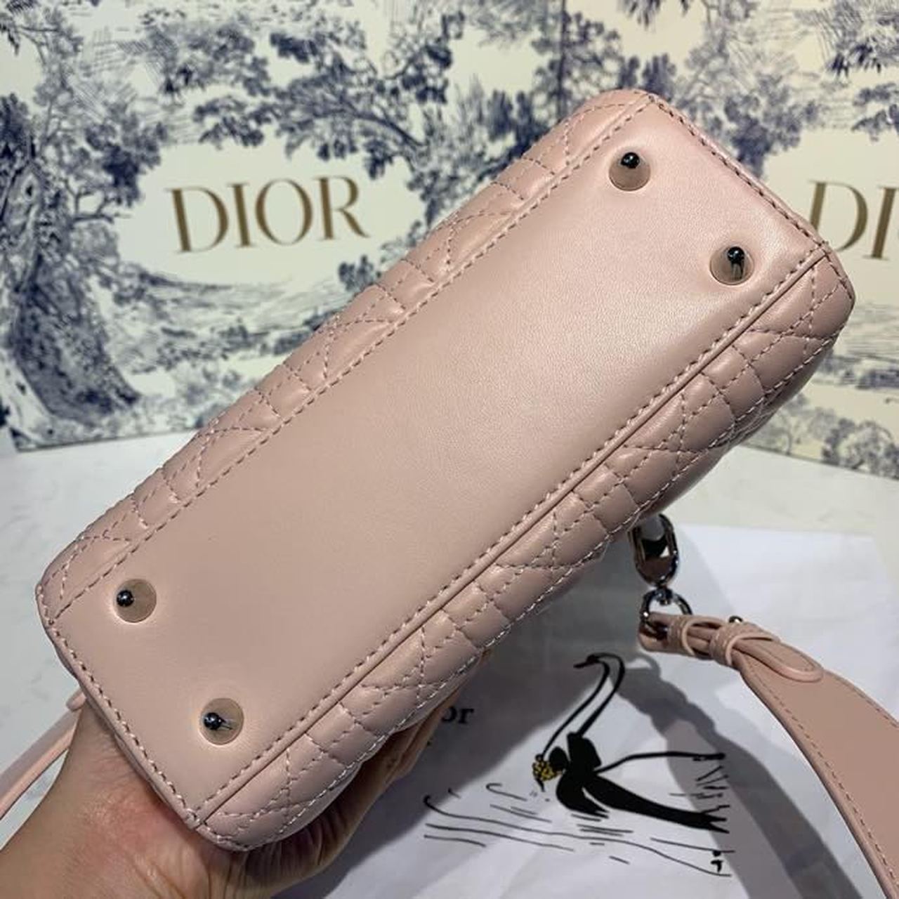 Top Quality Small Lady My ABCBag Pink For Women, Women’s Handbags 8in/20cm CD M0538OCAL